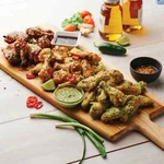 Tramontina 24" Teak Wood Charcuterie Board. Fixed Price $59.01.