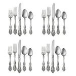 Oneida Michelangelo 18/10 Stainless Steel 20PC. Flatware Set (service For Four). Fixed Price $159.94.