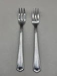 2 Pc International Silver Silco Stainless Steel INS57 Cocktail Seafood Forks. Fixed Price $9.89.