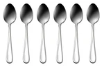 Oneida Flatware Flight, Teaspoons, Stainless Steel, Set Of 6. Fixed Price $23.59.