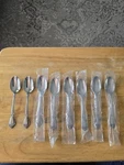 Rogers 1881 Oneida Stainless "arbor True Rose" Teaspoons 6". Fixed Price $24.99.
