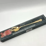 International Silver Kings Serving Fork Goldplated Vintage 1990S. Fixed Price $19.99.