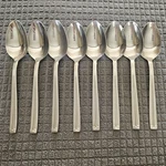 Wallace WAS244 Oval Soup Dinner Spoons 7 3/8" Stainless Flatware. Fixed Price $19.74.