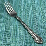 Orleans Silver ORL26 Stainless Dinner Fork Flowers Japan Vintage. Fixed Price $9.99.
