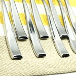 Corby Hall Oslo Pattern 18/10 (8) European Dinner Fork 1/8 Length, Mcm, Nice. Fixed Price $91.22.