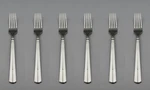 Lenox Stainless Flatware - Amber Hill Dinner Forks Set Of Six *. Fixed Price $24.97.