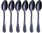 Black Dessert Set, Seeshine 6.5-INCH Stainless Steel Shiny Teaspoon. Fixed Price $13.67.