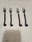 Gourmet Settings Treble Clef 18/10 Stainless Steel Cocktail Fork (set Of Four). Fixed Price $20.00.