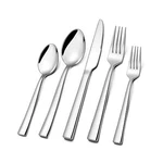 Silverware For 2, Cxjy 10-PIECE Stainless Steel Flatware Cutlery Set, Squ.... Fixed Price $22.62.