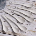 Porcelain Egg Ceramic Set 8 Teaspoons For Coffee. Fixed Price $15.37.