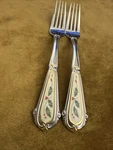 (2) Dinner Forks Lenox Holiday Berry Cream Accent 18/8 Stainless Japan -. Fixed Price $75.75.