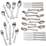 Gorham Column 45-PIECE Flatware Set, 6.70 Lb, Stainless. Fixed Price $244.62.