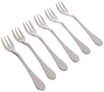 Knork 18/0 Stainless Steel Cocktail Fork (set Of 6), Matte Silver Piece. Fixed Price $31.04.
