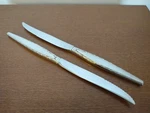 Set Of Two (2) Oneida Community Venetia 9 1/8" Steak Knives Burnished Serrated. Fixed Price $29.99.