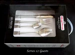 New Magefesa 48PC Stainless Cordoba Tableware Service For 12!. Fixed Price $24.00.