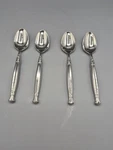 Oneida Act Set Of 4 Spoons Heirloom Cube 18/10 Stainless Steel 6 1/2 New. Fixed Price $72.99.
