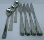 7 Pieces Zwilling Ja Henckels 18/10 Flatware - 4 Knives, 3 Teaspoons. Fixed Price $13.50.