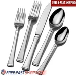 65 Piece Stainless Steel Flatware Set Elegant Dining Utensils Dishwasher Safe Us. Fixed Price $111.43.