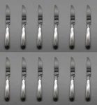 Set Of Twelve - Sant Andrea Stainless Flatware Verdi (glossy) Steak Knives. Fixed Price $29.99.