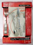 2002 Coca Cola Classic Bottle Gibson Flatware Set Unused: Incomplete - 16 Pieces. Fixed Price $45.00.