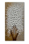 Epicler Hand-painted 3D Flower Oil Painting With Metal Texture Background, 40.... Fixed Price $97.94.