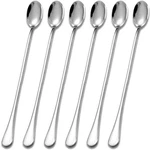 Favuit Long Handle Iced Tea Spoon, 9-INCH Stainless Steel Silver,. Fixed Price $13.35.