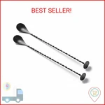 Briout Pcs Bar Spoon, 12 Inches Long Handle Drink Stirrer, Stainless Steel. Fixed Price $13.05.