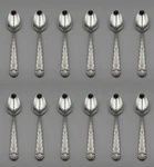 Wedgwood Stainless Hyannis Large Soup Spoons - Set Of Twelve N/o. Fixed Price $29.99.