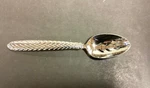 Ralph Lauren Stainless Steel Equestrian Braid, Japan Pierced Serving Spoon. Fixed Price $34.95.