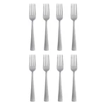 Oneida Zinc Everyday Flatware Dinner Forks Set Of 8, 18/0 Stainless Steel Silver. Fixed Price $21.77.