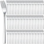 Minatee 100 Pieces Dinner Forks Bulk Set 8 Inches Vivid Style, Silver. Fixed Price $42.29.