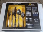 Pfaltzgraff Everyday Sapphire Bay Stainless Steel 53-PIECE Flatware Service 8. Fixed Price $79.99.