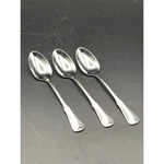 Vtg Oneida Demitasse Spoons Set 3 Small Espresso Coffee Stainless Steel Slvr. Fixed Price $19.95.