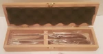 Laguiole By Flyingcolors Knife & Fork Carving Set Bee Design Wood Handles New. Fixed Price $29.99.