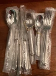 Mikasa Classico Satin 20 Pc - Service For 4 Korea Unused Stainless Flatware 18/8. Fixed Price $399.99.