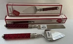 Lenox Holiday Jewel Spiral Cake Knofe And Server Set. Fixed Price $39.99.