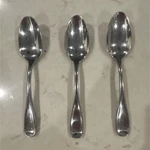 Oneida Voss Stainless Steel Teaspoons Set Of 3 Silver Glossy. Fixed Price $20.00.