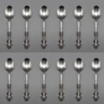 Oneida Stainless Michelangelo Oval Soup / Place Spoons - Set Of Twelve Usa Nos. Fixed Price $99.99.