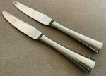 2 Dinner Knives SRB177 Stanley Roberts Rogers 18/8 Japan Mcm Stainless Mod Sleek. Fixed Price $14.99.