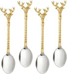 Holiday Charcuterie Accessories Mini Serving Spoons, Set Of 4, Gold/silver. Fixed Price $42.75.