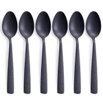 Matte Dinner Spoon Set Of 6, Fullyware 8.0 Inches Stainless Steel Black.... Fixed Price $15.66.