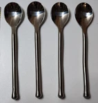 Gourmet Settings Exotique Platinum 18/10 Stainless Steel Minispoon (set Of Four). Fixed Price $34.99.