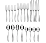 New Oneida 20-PIECE Camlynn Mirror Flatware Set. Fixed Price $36.99.