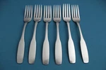 Oneida Community Paul Revere Dinner Forks (set Of 6) Stainless 7 1/8". Fixed Price $71.39.
