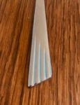 Husaby HUA1 Stainless Sweden Handle Slant 3- Lines 1- Sugar Spoon 7 1/4 ". Fixed Price $25.00.