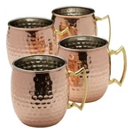 Mikasa Hammered Copper Moscow Mule 16OZ Mug (set Of Four). Fixed Price $59.94.