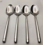 Hampton Silversmiths Ritz Glossy Oval Place Soup Spoons Set Of 4. Fixed Price $19.95.
