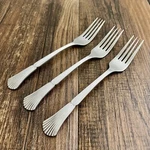 Michael Lloyd MLL3 (3) Dinner Fork Stainless 7 1/2IN Replacement Glossy Ribbed. Fixed Price $5.99.