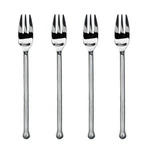 Gourmet Settings Exotique Platinum 18/10 Stainless Cocktail Fork (set Of Four). Fixed Price $27.99.