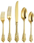 Keawell Gorgeous Gold Flatware Box Sets Of Steel Knives And Forks,heavy Table.... Fixed Price $133.09.